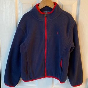 Blue with red trimming Ralph Lauren Boys Size 6 fleece